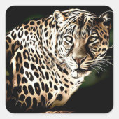 Leopard Stickers (Vorderseite)