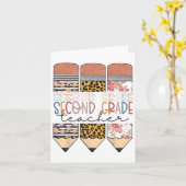 Leopard-Stift des zweiten Grades Karte (Gelbe Blume)