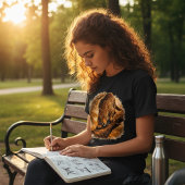 Leopard Stiller Jäger | Afrikanischer Wildtierpräd Tri-Blend Shirt