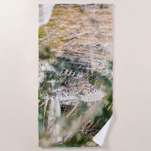 Leopard Strandtuch (Vorderseite)