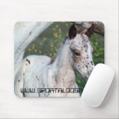 Leopard-Stutenfohlen Mousepad (Mit Mouse)