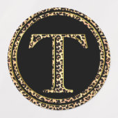 Leopard T Etiketten (Design 1)