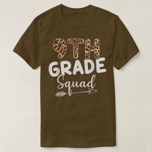 Leopard-T - Shirt für den 9. Platz (Design vorne)