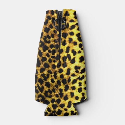 Leopard-Tapete Flaschenkühler (Rückseite)