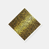 Leopard-Tapete Serviette (Ecke)