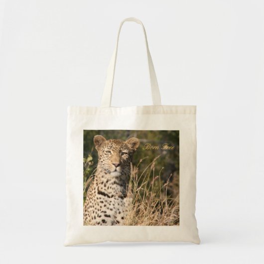 Leopard-Taschen-Tasche--Geborenes freies Tragetasche (Vorne)