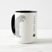 Leopard-Tasse - Afrika-Reihe Tasse (Vorderseite Links)