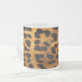 Leopard-Tasse Mattglastasse (Vorderseite Links)