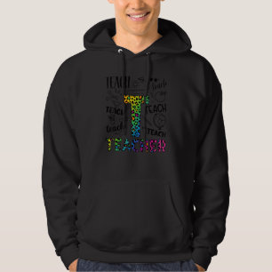 Leopard-Team Erster Tag zurück in der Schule Lehre Hoodie