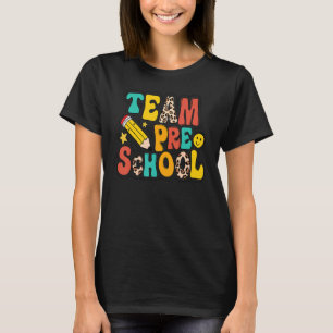 Leopard Team Vorschulpädagoge Vorschullehrer Zurüc T-Shirt