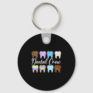 Leopard Teeth Dental Crew Frohe Ostern Schlüsselanhänger