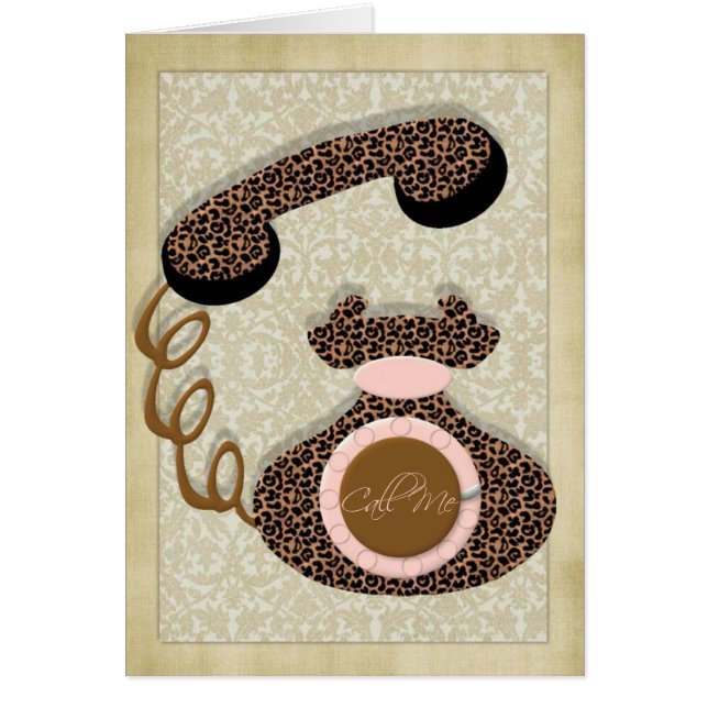 Leopard-Telefon (Vorne)