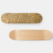 Leopard-Textur Skateboard (Horizontal)