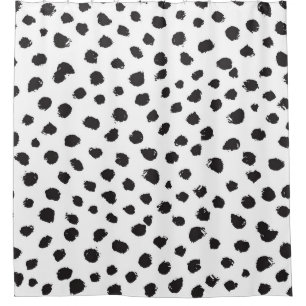 Leopard Textur: Vintages Nahtloses Muster. Duschvorhang