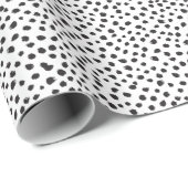 Leopard Textur: Vintages Nahtloses Muster. Geschenkpapier (Rolleneckpunkt)