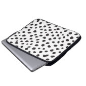 Leopard Textur: Vintages Nahtloses Muster. Laptopschutzhülle (Vorne Knopf)