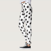Leopard Textur: Vintages Nahtloses Muster. Leggings (Links)