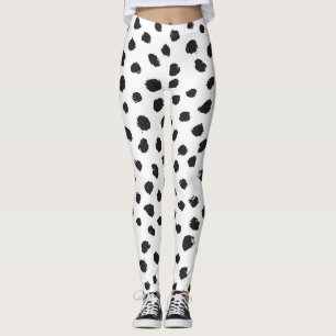 Leopard Textur: Vintages Nahtloses Muster. Leggings