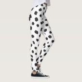 Leopard Textur: Vintages Nahtloses Muster. Leggings (Rechts)