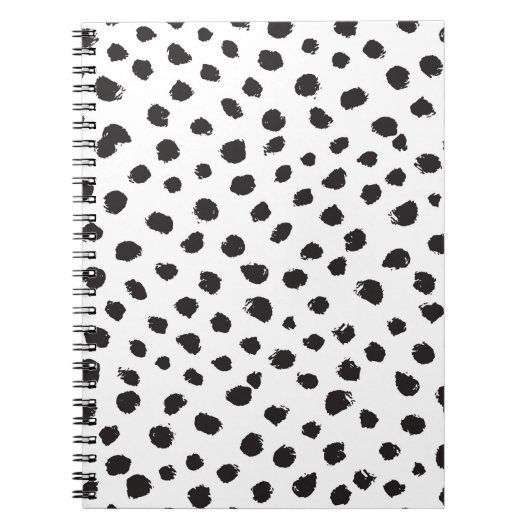 Leopard Textur: Vintages Nahtloses Muster. Notizblock (Vorderseite)