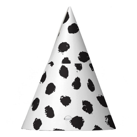 Leopard Textur: Vintages Nahtloses Muster. Partyhütchen (Links)