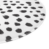 Leopard Textur: Vintages Nahtloses Muster. Schneidebrett (Ecke)