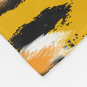 Leopard Texture Animal Print Hintergrund Fleecedecke (Ecke)