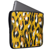 Leopard Texture Animal Print Hintergrund Laptopschutzhülle (Vorne Rechts)