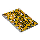 Leopard Texture Animal Print Hintergrund Notizblock (Rechte Seite)