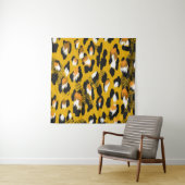 Leopard Texture Animal Print Hintergrund Wandteppich (Beispiel)