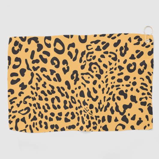 Leopard Texture Golfhandtuch (Horizontal)