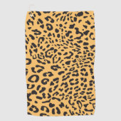 Leopard Texture Golfhandtuch (Vorderseite)