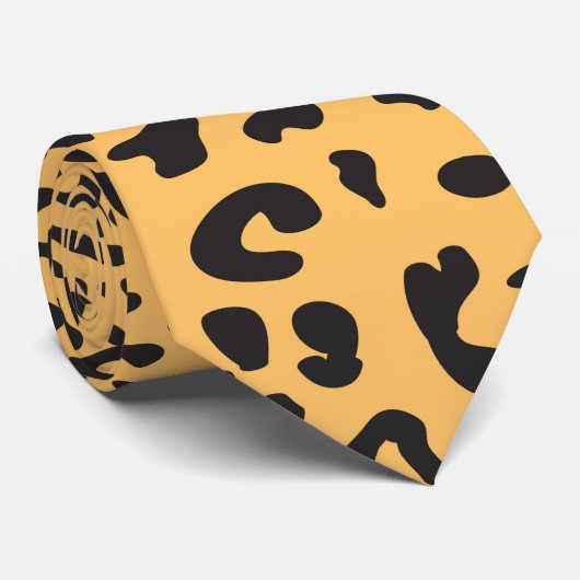 Leopard Texture Krawatte (Gerollt)