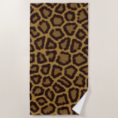 Leopard Texture Strandtuch (Vorderseite)