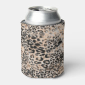 Leopard Texture: Wildtiermuster Dosenkühler (Kanne Vorderseite)