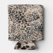 Leopard Texture: Wildtiermuster Dosenkühler (Rückseite)