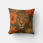 Leopard Throw Pillow Kissen (Vorderseite)