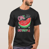 Leopard Tie Dye One In A Melon Grandma Watermelon  T-Shirt (Vorderseite)