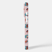Leopard Tier Rosa Modern Case-Mate iPhone Hülle (Rückseite / Links)