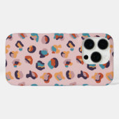 Leopard Tier Rosa Modern Case-Mate iPhone Hülle (Rückseite (Horizontal))