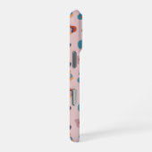 Leopard Tier Rosa Modern iPhone Hülle (Rechte Seite)