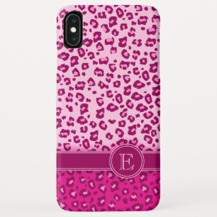 Leopard-Tierabdruck Rosa, kundenspezifische Monogr Case-Mate iPhone Hülle