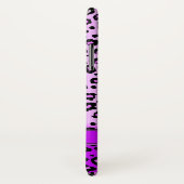 Leopard-Tierausdruck lila monogramm-iPhone-Fall Case-Mate iPhone Hülle (Hinten/Rechts)