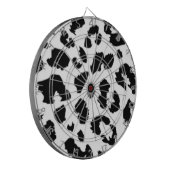 LEOPARD TIERDRUCK DARTSCHEIBE (Vorderseite Links)
