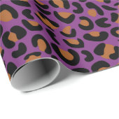 Leopard-Tierdruck für Brautpartys Nahtlos Geschenkpapier (Rolleneckpunkt)