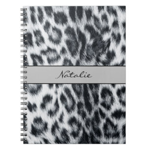 Leopard-Tierdruck-Hautmuster-Notizbuch Notizblock