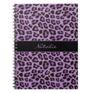 Leopard-Tierdruck-Hautmuster-Notizbuch Notizblock
