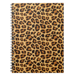 Leopard-Tierdruck-Hautmuster-Notizbuch Notizblock