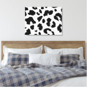 LEOPARD TIERDRUCK LEINWANDDRUCK (Insitu (Schlafzimmer))