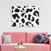 LEOPARD TIERDRUCK LEINWANDDRUCK (Insitu (Wohnzimmer))